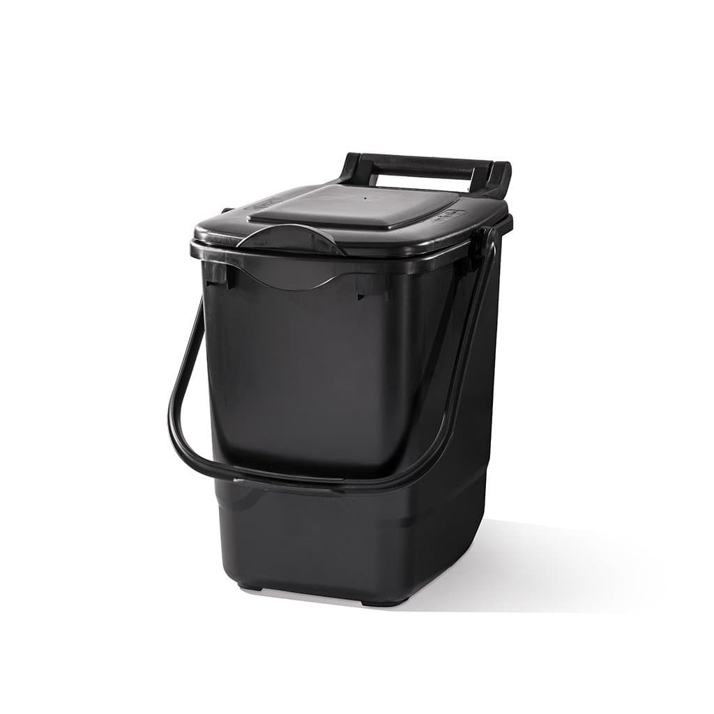 Straight 23 litre Kerbside Caddy (Black)