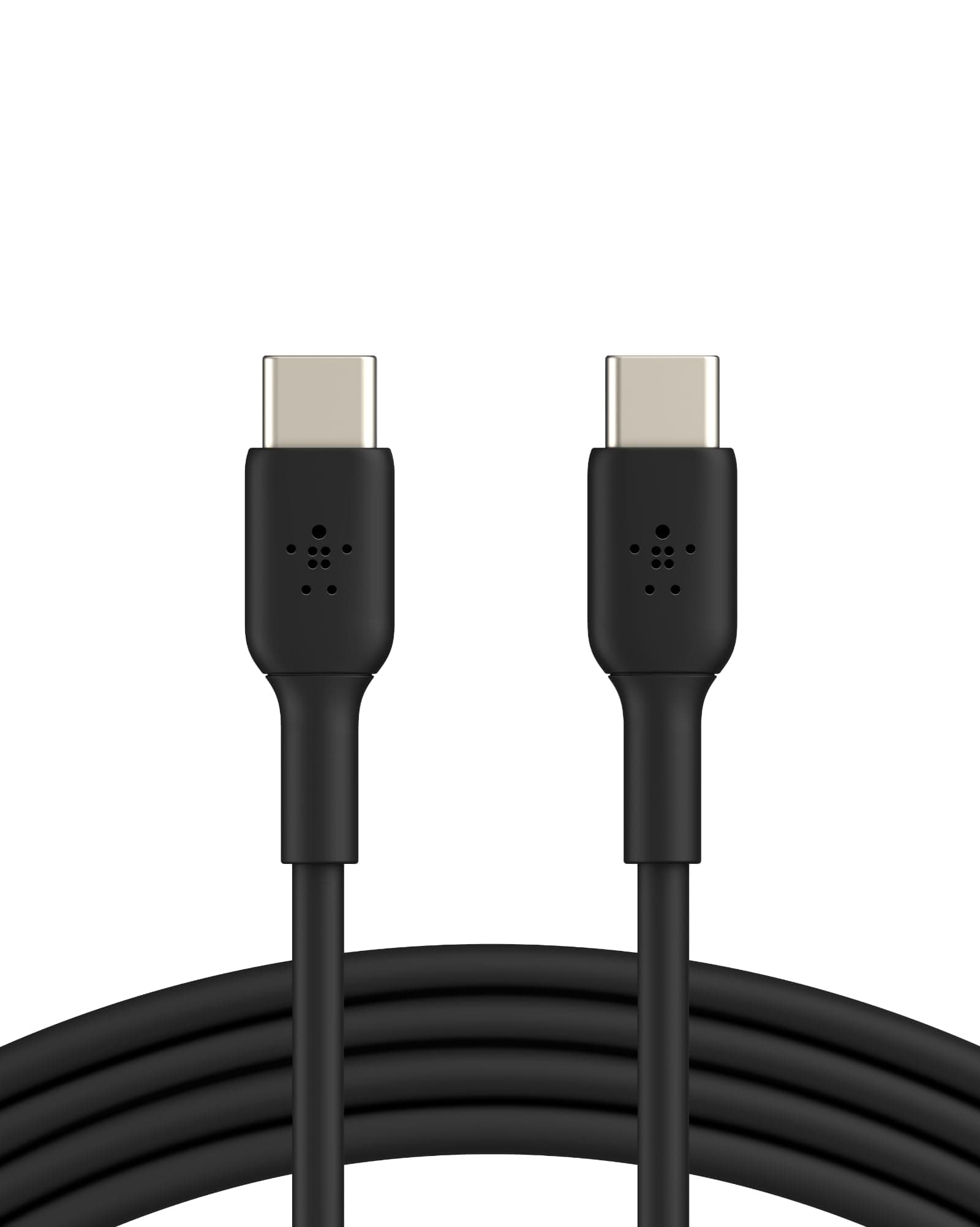 BoostCharge USB-C to USB-C Cable (1M/3.3ft) for iPhone 17, iPhone 17 Pro, Samsung Galaxy S25, S24, Pixel 10 & 9, iPad Pro, Nintendo Switch 2, Carplay & More – Black