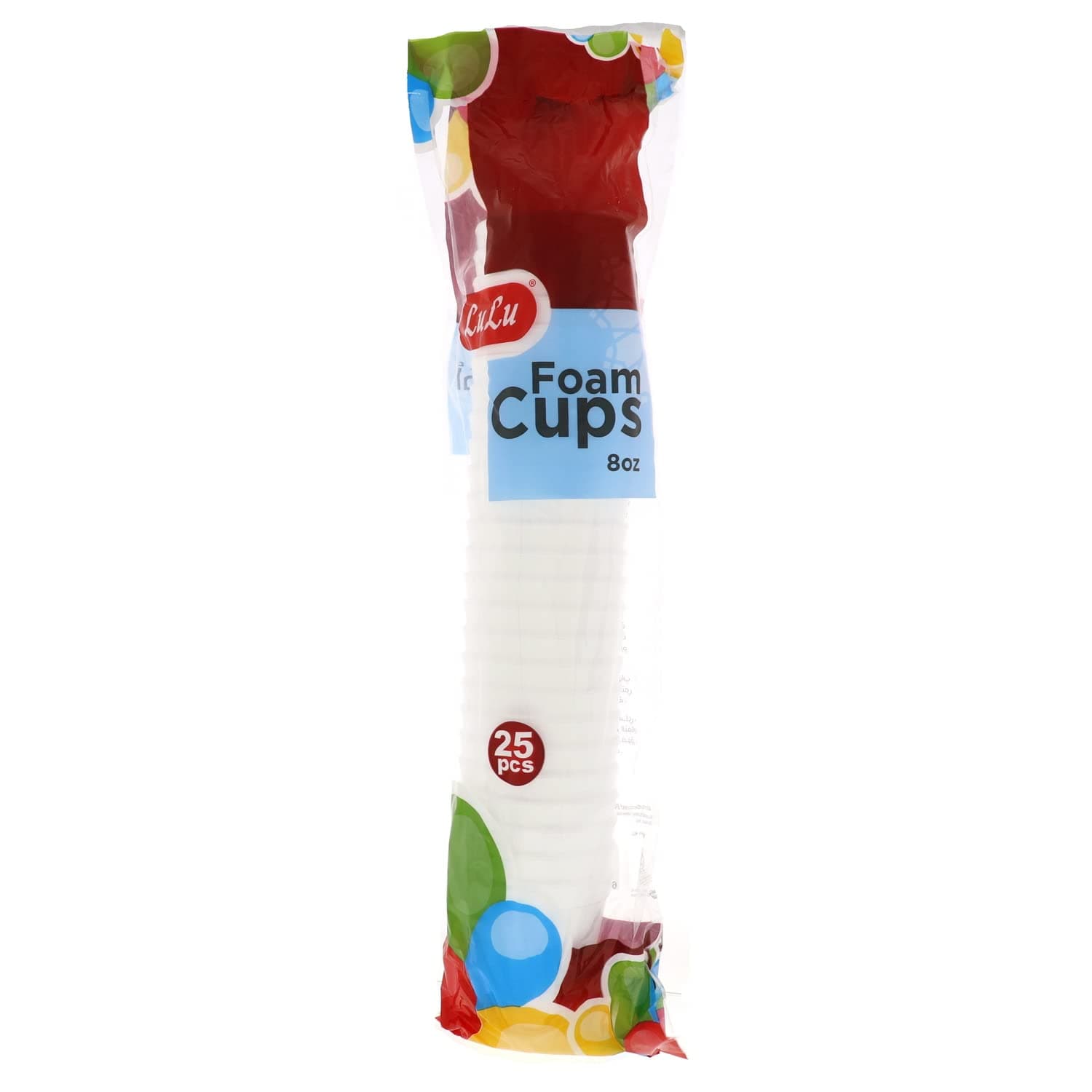 LuLu Foam Cup 8oz 25pcs