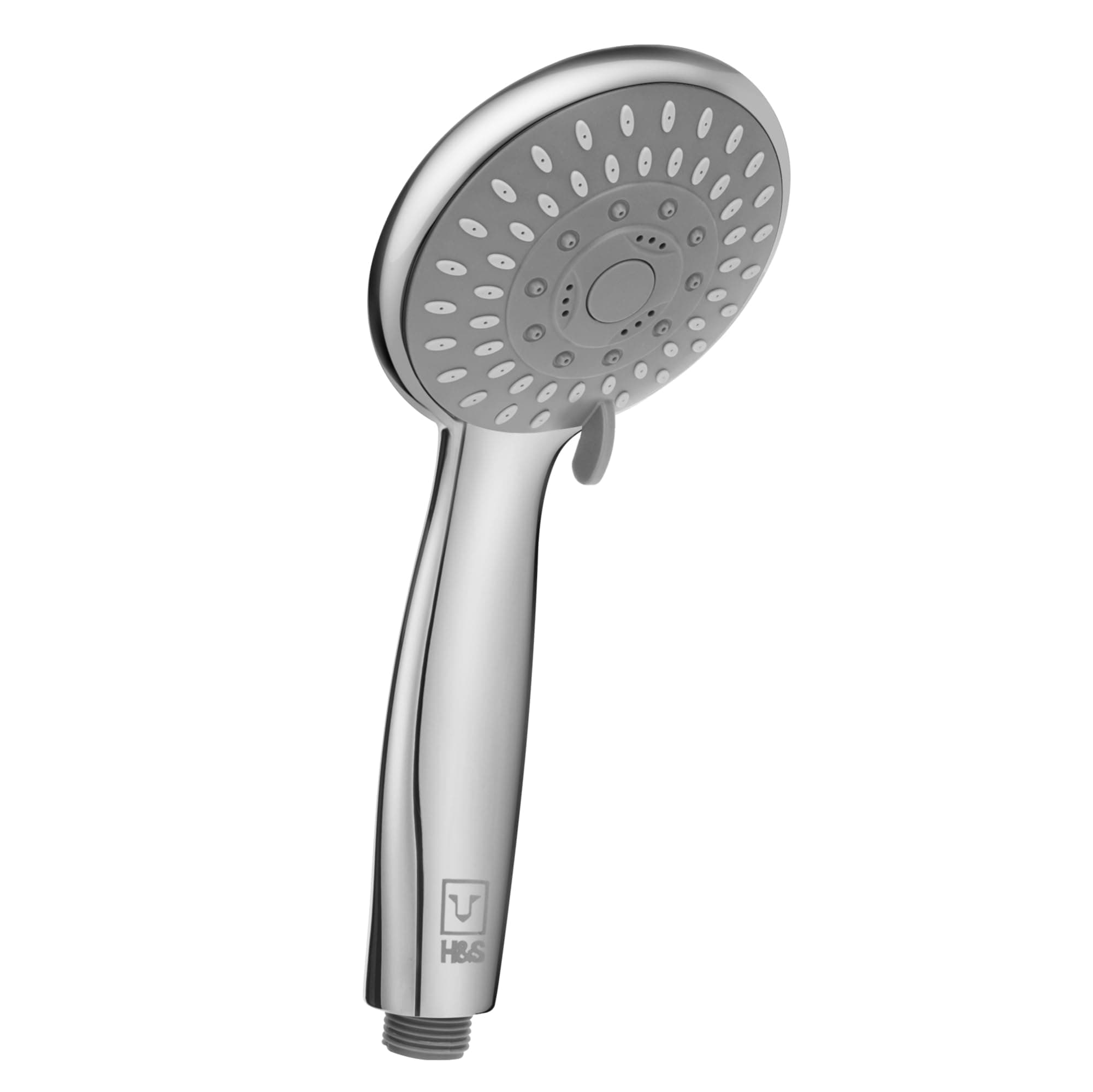 H&S Universal Handheld Shower Head with High and Low Water Pressure - Hand Showerhead with 5 Different Spray Modes - Powerful Chrome Replacement