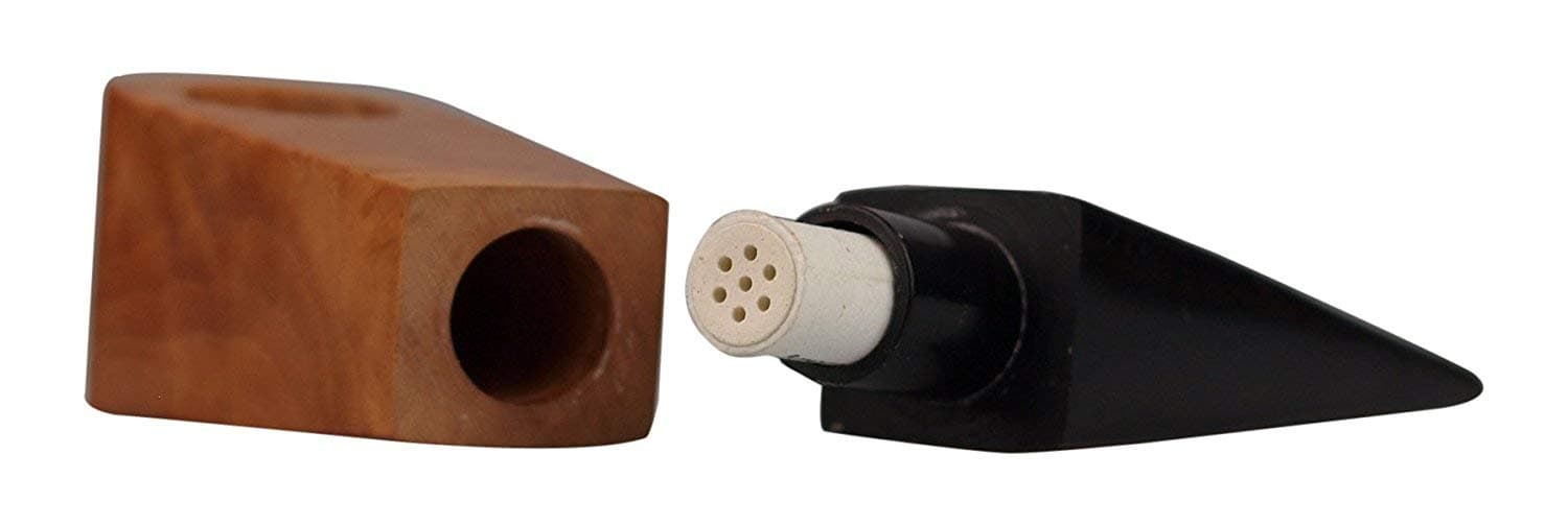 Tune actiTube Briar Wood Pipe with Activated Carbon Filter