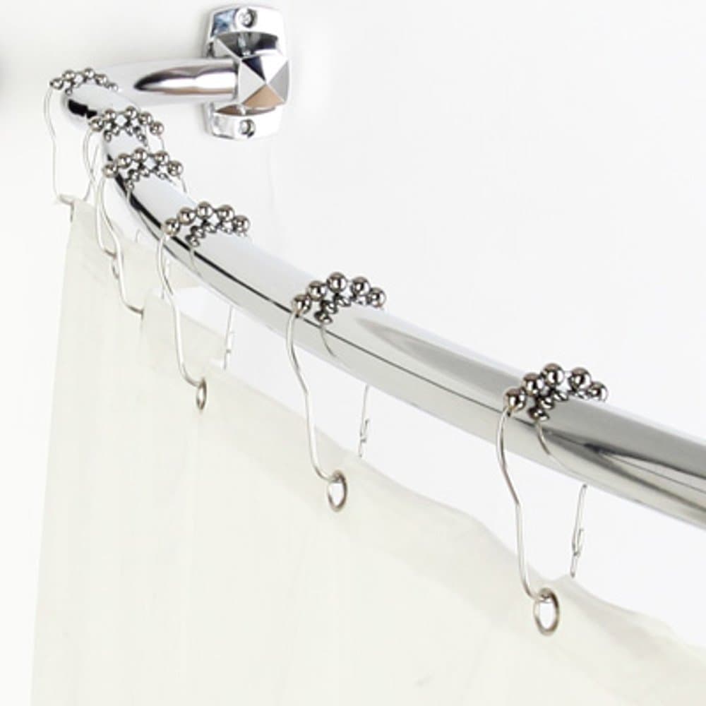 SAVE 33% TODAY! Premium EZ Glide Roller Ball Shower Curtain Rings BY ASHLEY PREMIUM, INC - Never Jam or Tug When You Slide Your Shower Curtain. Glides Smoothly on Curved or Standard Rods. Dress up Your Bathroom with Our Rust Proof Hooks. Hotel Quality Rollerball Clips - 100% Guaranteed! Ashley Premium, Inc is the only seller approved to sell this item.