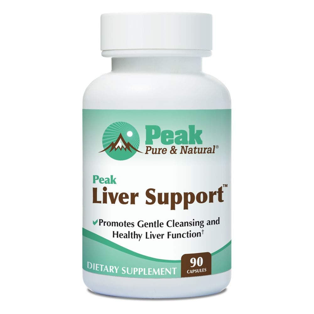 Peak Liver Support Milk Thistle Based Liver Support Supplement | Liver Cleanse and Detox | 90 Capsules
