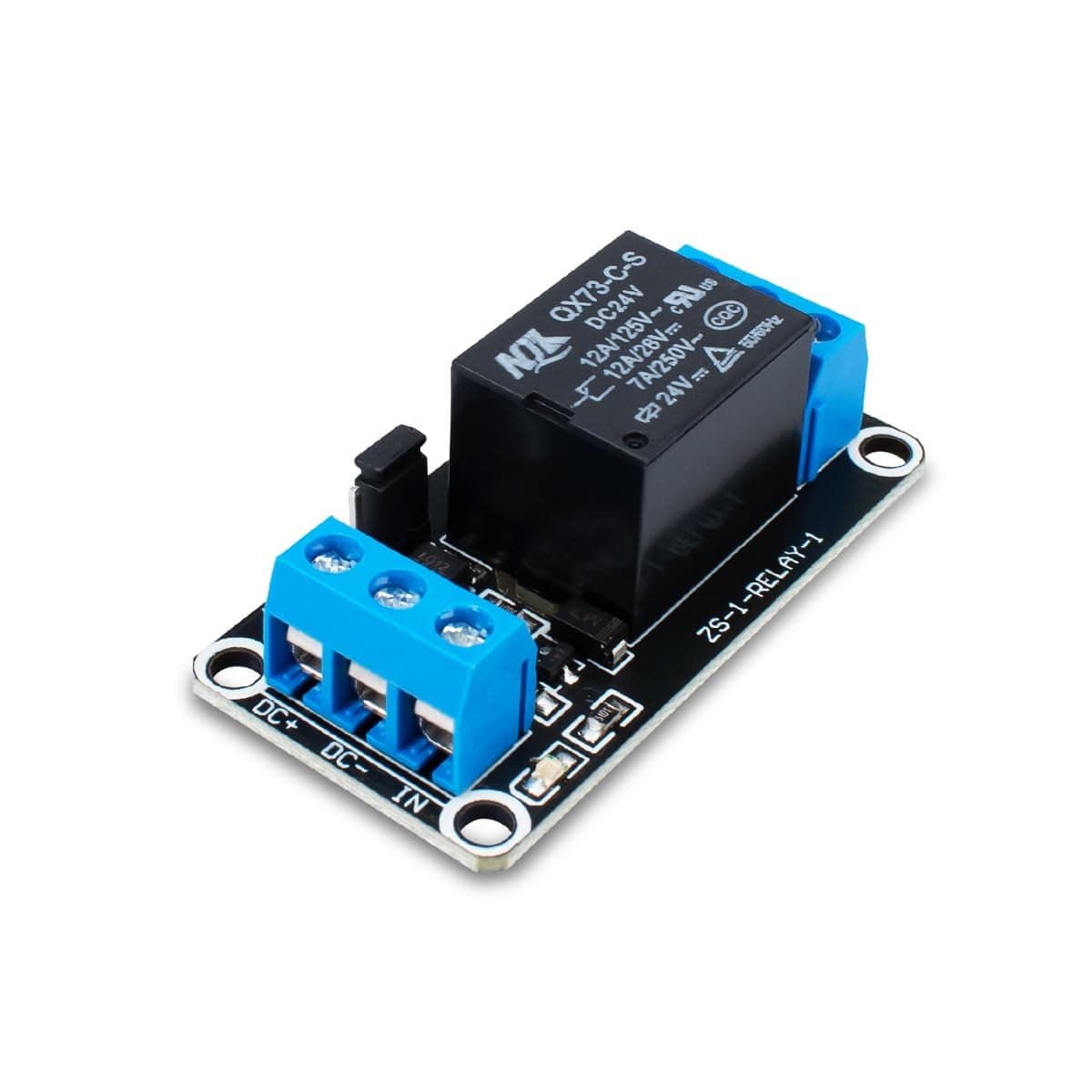 1pcs DC 24V Relay Module 1 Channel Relay with Optocoupler High or Low Level Trigger Expansion Board