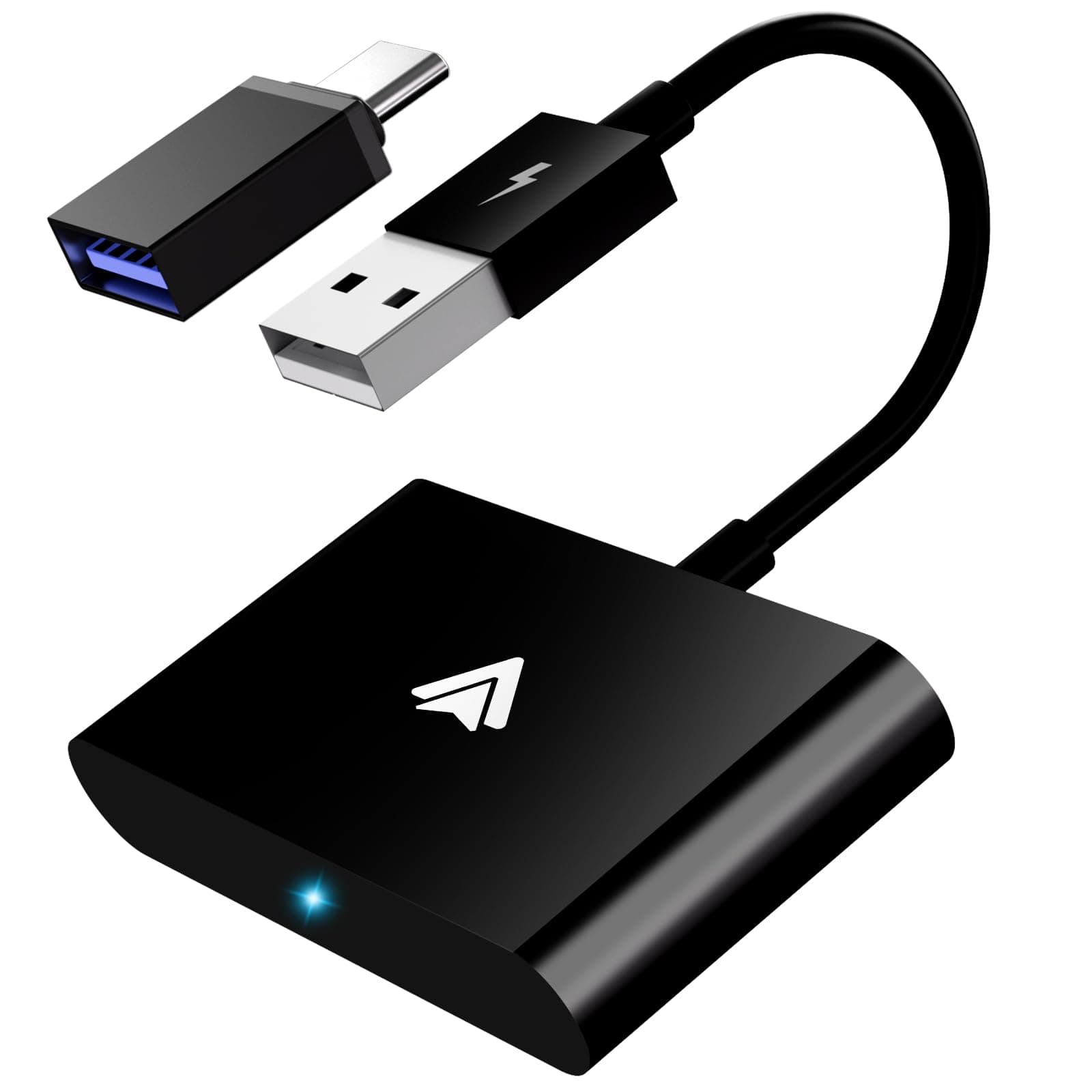 Android Auto Wireless Adapter UK, Android Auto Adapter Converts OEM Wired to Wireless Android Auto, Compatible with Cars Producted after 2017, Plug and Play