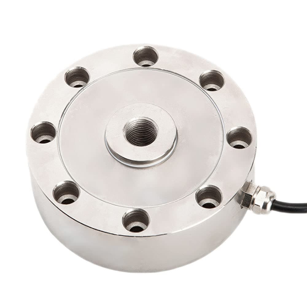 ATO.COM Ato 1000kg Tension & Compression Load Cell // 5Ton/10Ton Pancake Type Load Cell, Radius Type, High Precision Tension Meter, Force Load Cell Sensor (1.5Ton)