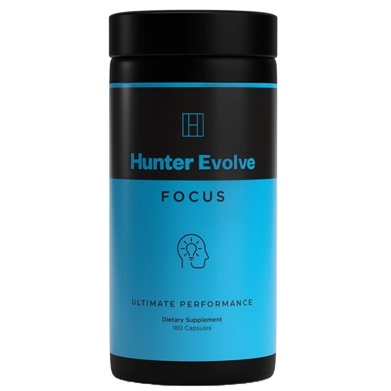 Genuine Hunter Focus Premium Nootropic Brain Supplement for Memory and Focus - US Made with All Natural Ingredients Incl L-Theanine, Bacopa Monnieri & Lion's Mane