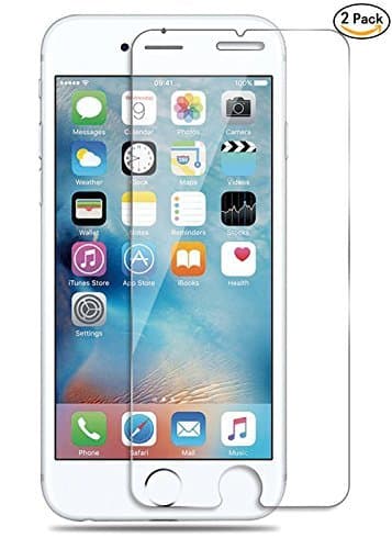 iPhone 7 Screen Protector Glass, ILUXUS iPhone 7 Tempered Glass Screen Protector for Apple iPhone 7, iPhone 6S, iPhone 6 (2-Pack)