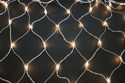 Sival Wedding Net Lights, 4 ft x 6 ft, 150 Clear Lights, White Wire
