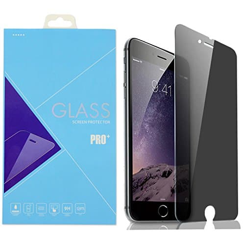 iPhone 6s Plus Privacy Screen Protector , Gcepls Premium Privacy Anti-Spy Tempered Glass Screen Protector for Apple iPhone 6s Plus with 9H Hardness -