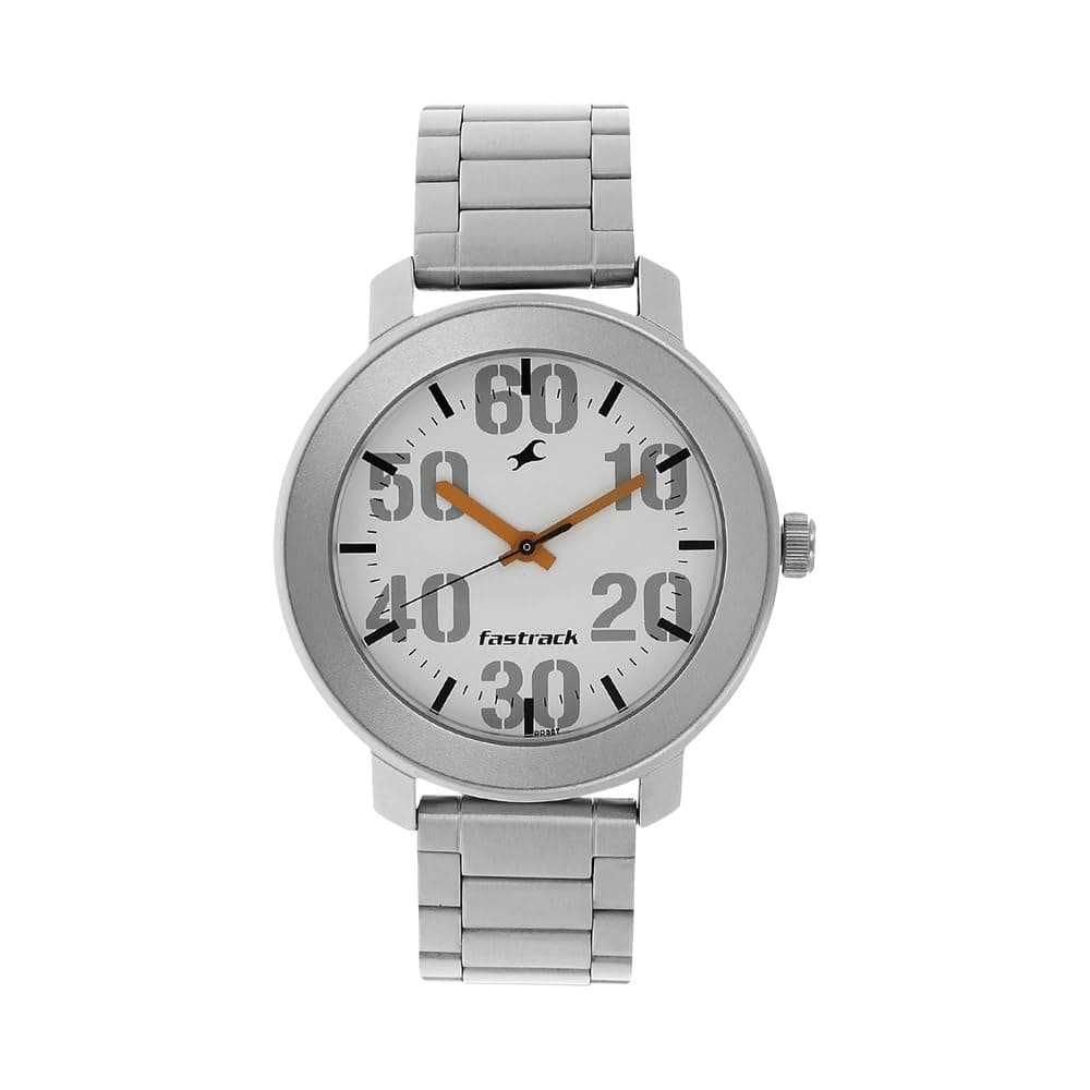 Fastrack Men's Casual Analog White Dial Watch