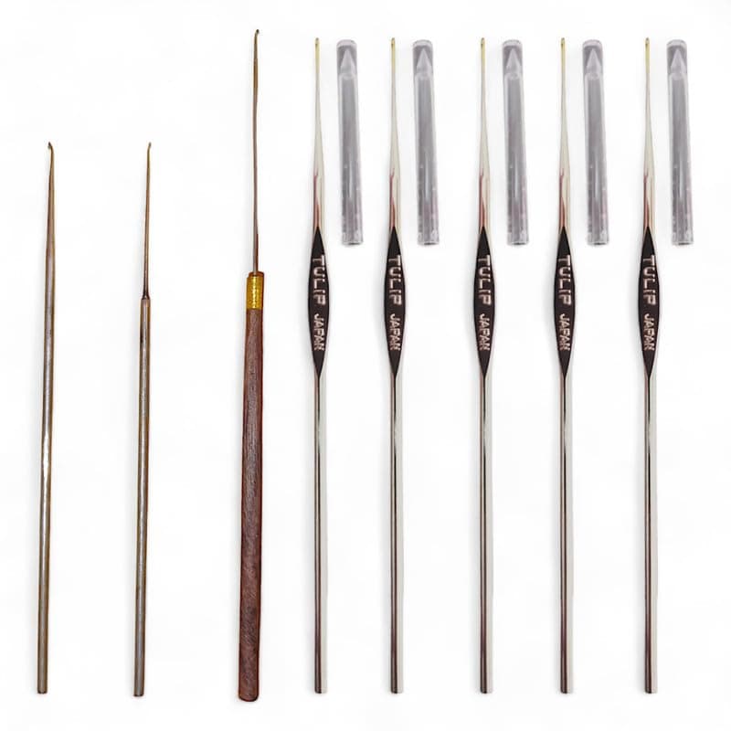 Aari Needle Set|Aari Needle Combo Pack|Aari Iron Needle Set|Tulip Brand Aari Needle|Tulip Needles|Tulip aari Needle Set for aari Work|aari Work Needle Set Tulip Brand (Aari 3 Needles Tulip 5 Needles)