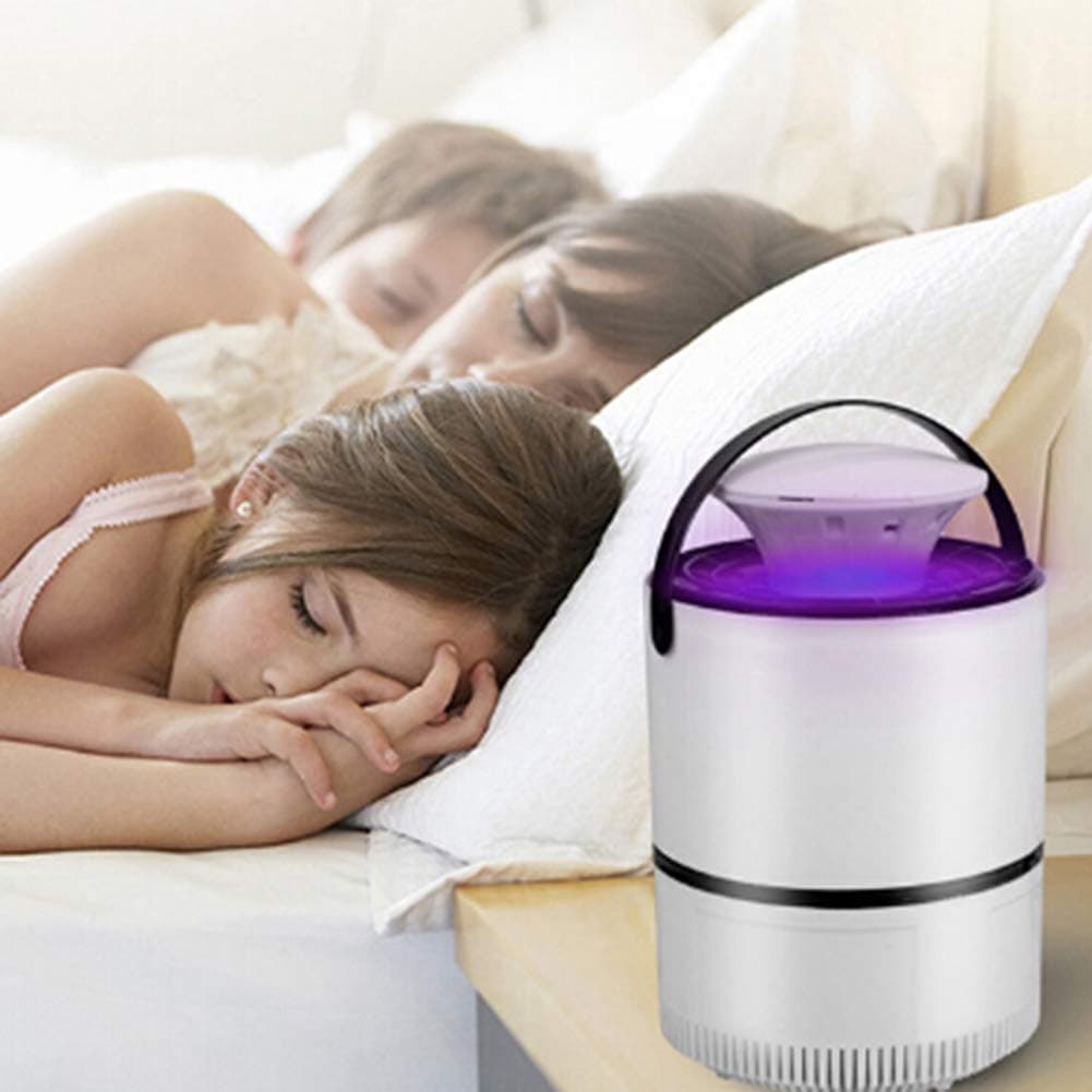 CHECKMATE USB Powered Electronic Non-Toxic Eco-Friendly Fly Inhaler Mosquito Killer Lamp,Mosquito Killer,Mosquito Killer lamp,Mosquito Killer Machine,Mosquito Killer lamp for Home (Random Color)