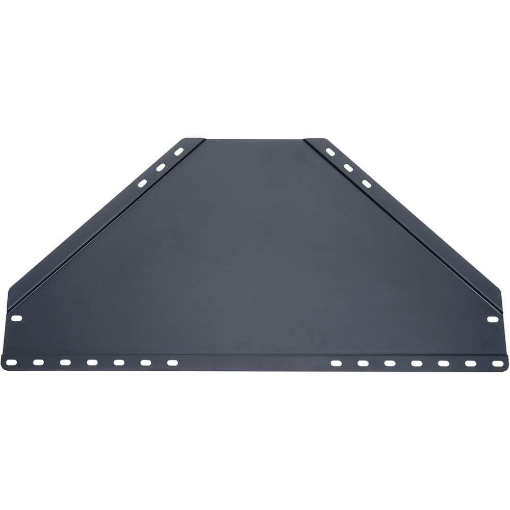 Corner Mount Shelf - Black; Sliver - Top Mounting Provides Open Access to A/v Eq