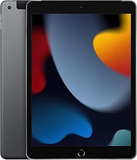 Apple 2021 iPad (10.2-inch, Wi-Fi + Cellular, 64GB) - Space Grey (9th Generation)