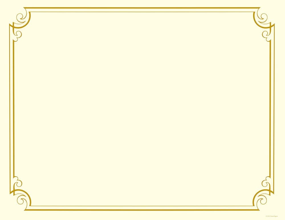 Great Papers! Golden Scroll Gold Foil Certificate, 8.5" x 11", 12 Count (2011859)