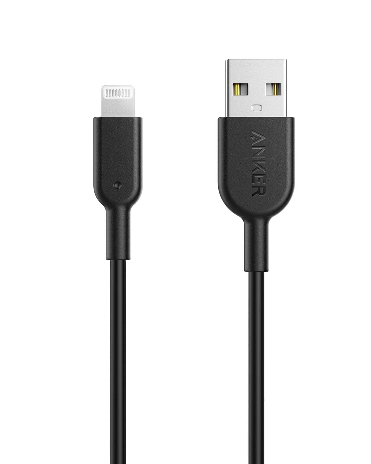 Powerline II Lightning Cable,Apple MFi Certified,USB Charging/Sync Lightning Cord Compatible with iPhone 11 Series/SE/Xs/XR,and More(3FT, Black)