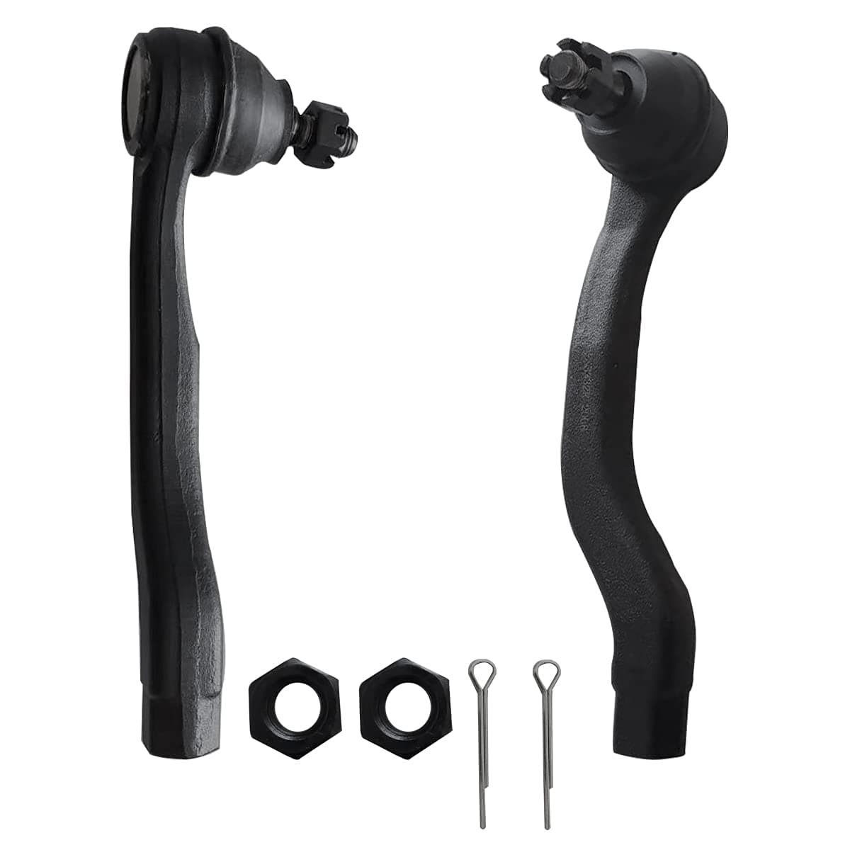 Front Outer Tie Rod End Kit 2pc ES3331 ES3332 for Honda Fit 2009-2014, Insight 2010-2014, CR-V 1997-2001, Civic 1992-2000, for Acura Integra 1994-2001, EL 1997-2000, Steering Tie Rod Ends