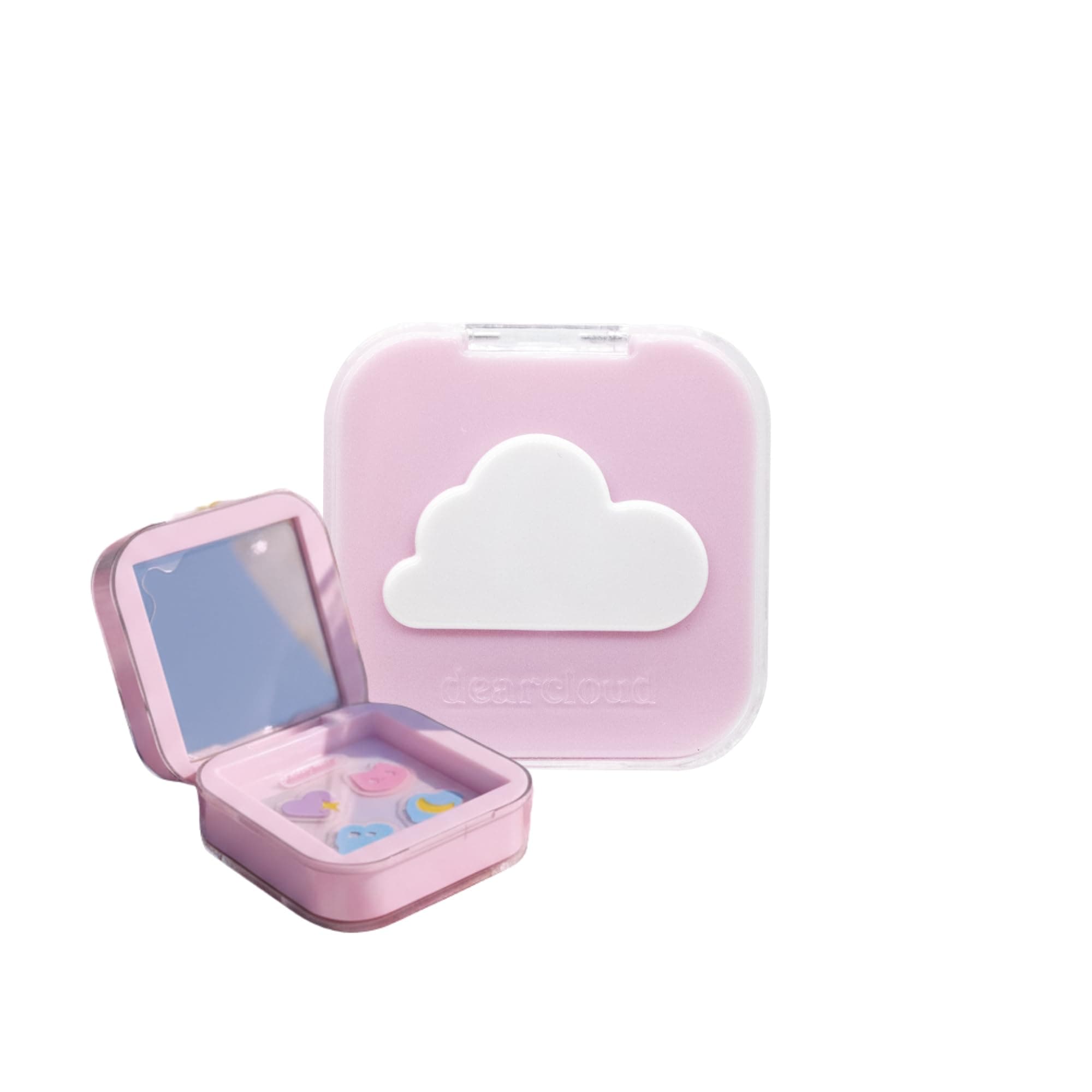 dearcloud Hydrocolloid Blemish Patches - 24 Count & Compact Case - Pimple Patches for Face, Acne Spot Treatment with Tea Tree Oil & Salicylic Acid (Zit Clarity)