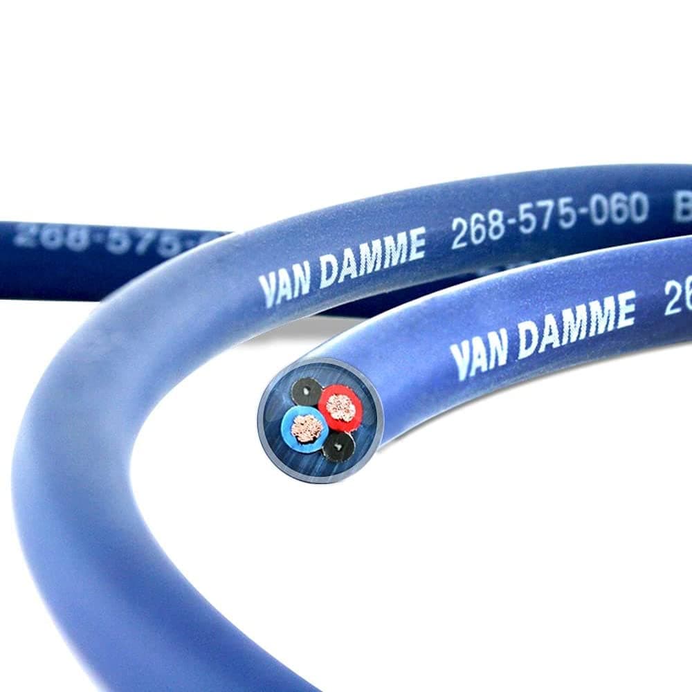 Van DammeProfessional Blue Series Studio Grade 2 x 0.75 mm (2 core) Twin-Axial Speaker Cable 268-575-060 50 Metre / 50M