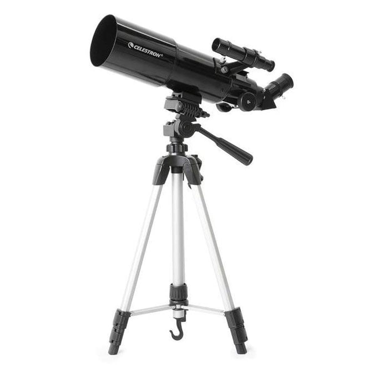 Celestron Travel Scope Portable Refractor Telescope Black 80 with Backpack