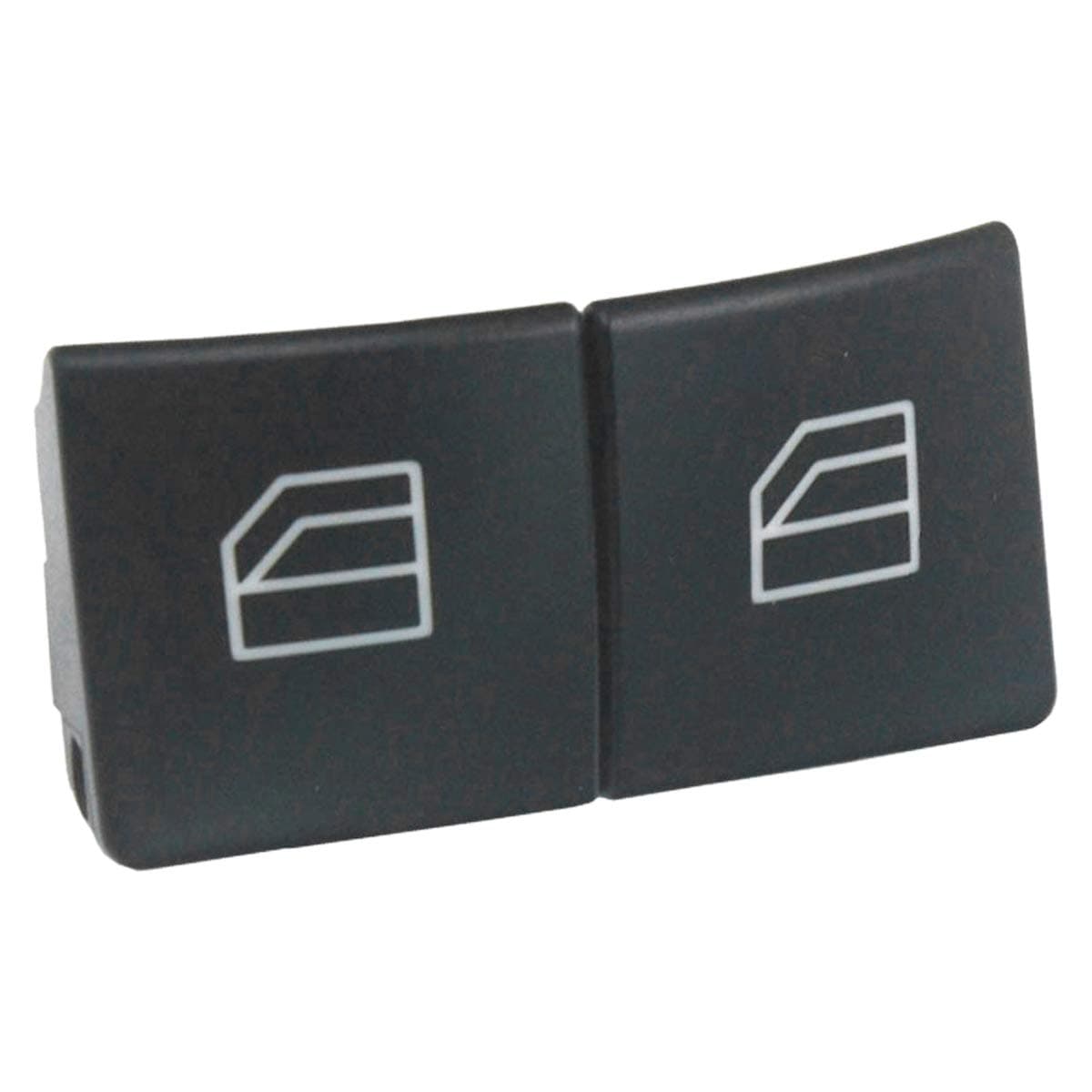 Window Switch Button Covers for Mercedes W204 W212 C E Glk Class, Front Left+Right Window Switch Repair Button Caps