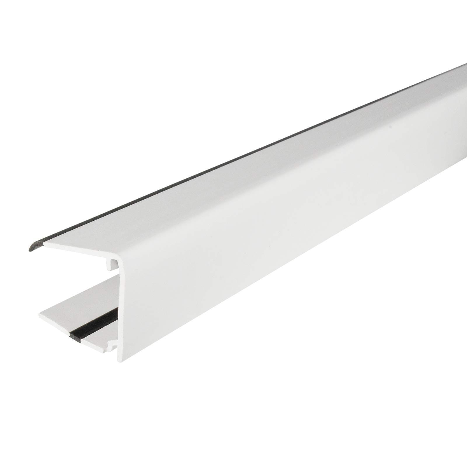 White, 1m Ultraframe 25mm End Closure Polycarbonate Glass Conservatory Sheet Trim