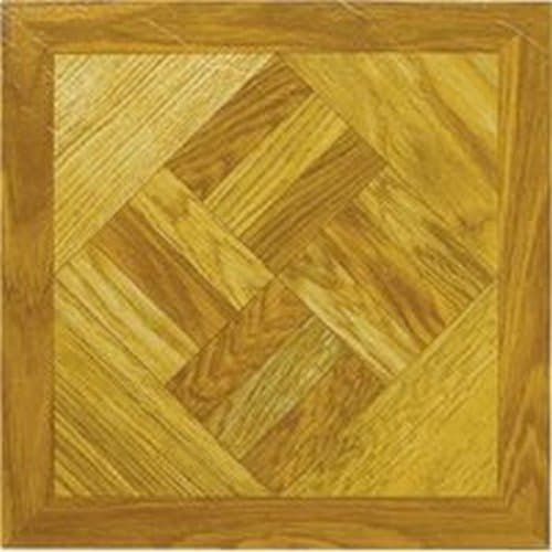 Mintcraft ELE-1518-3L Vinyl Floor Tile Wood Geometric