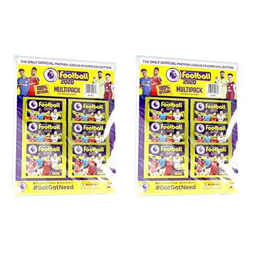2019-20 Panini Premier League Stickers - Multi-Pack Set (Includes 12 Packs) (Total of 60 Stickers)