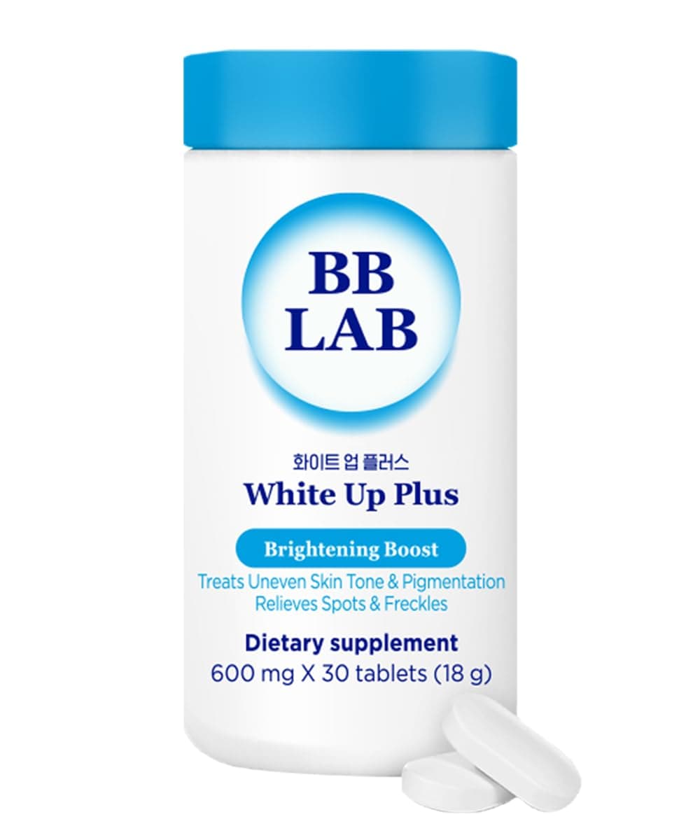 BB LAB White Up Plus Advanced Supplement for Skin Brightening, Korean Glutathione, L-Cystine, Vitamin C, Dark Spots & Acne Skin Remover, Treats Uneven Skin tone-30Ct