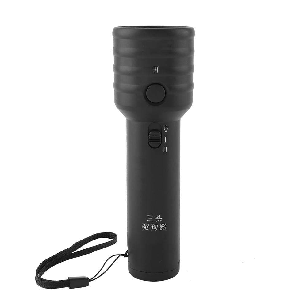 Sonic bee LED Ultrasonic Dog Chaser Aggressive Attack Repeller Trainer Flashlight Effective Barking Stop Device