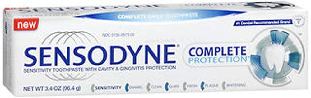 Complete Protection Sensitivity Toothpaste with Cavity & Gingivitis Protection Extra Fresh 3.4 oz (Pack of 3)
