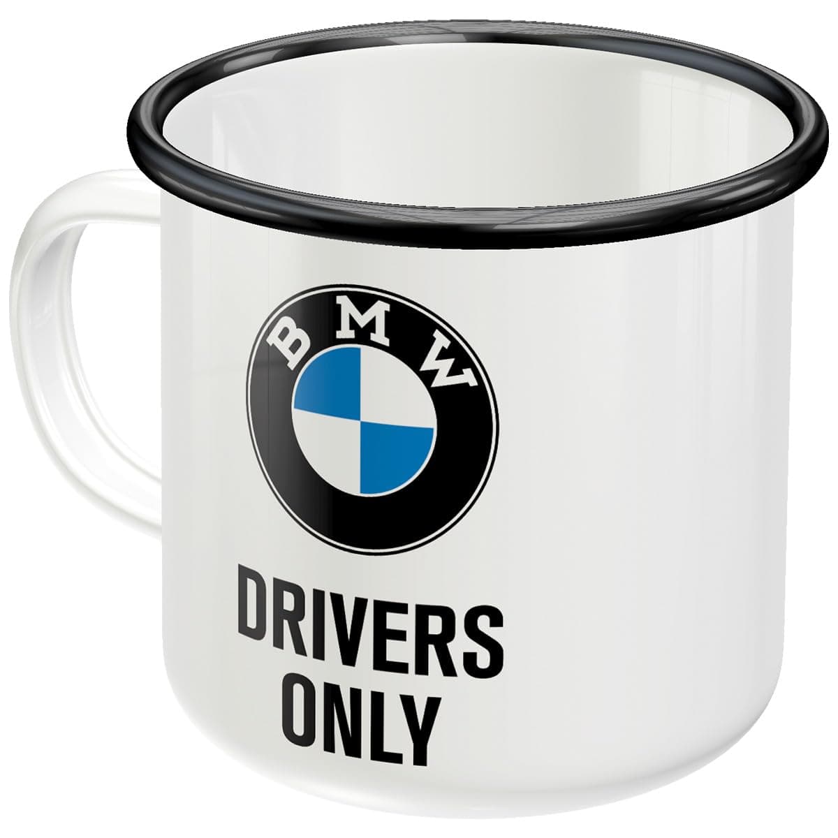 Enamel Mug - BMW Drivers Only Colourful