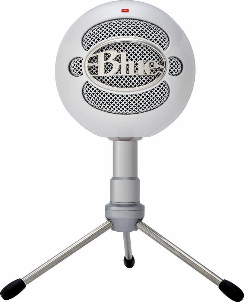 Logitech for Creators Blue Snowball iCE USB Microphone - White (Renewed)