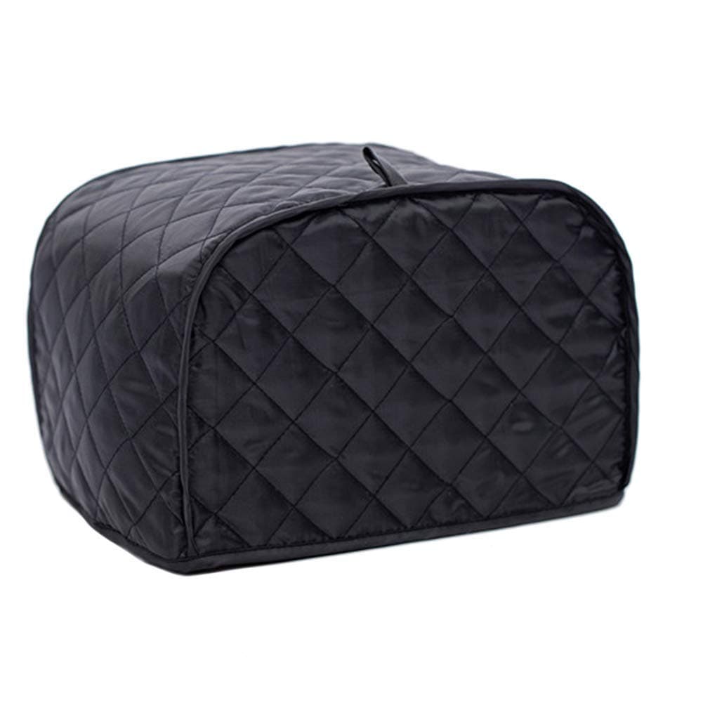 Toaster Cover 2 Slice,small Appliance Cover For Kitchen/Keep Toaster Free From Dust And Fingerprint (11.5w X 8d X 8h,Black)