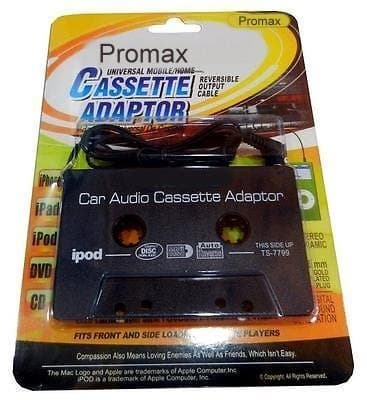 PM-7799 Universal Cassette Adaptor iPod MP3 DVD CD MD Player For Car