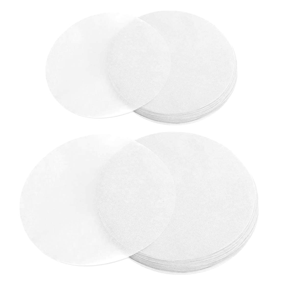 100 Sheets Parchment Paper Rounds 6" and 8" Diameter-Non-Stick Cake Pan Liner Circles,Cookie Baking Sheets,Precut for Cake Baking, White