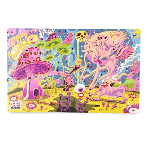 Dunkees Dab Mat - Silicone Multipurpose Nonstick Baking Mat - 11" x 17" inches - (Blind Man Walking)