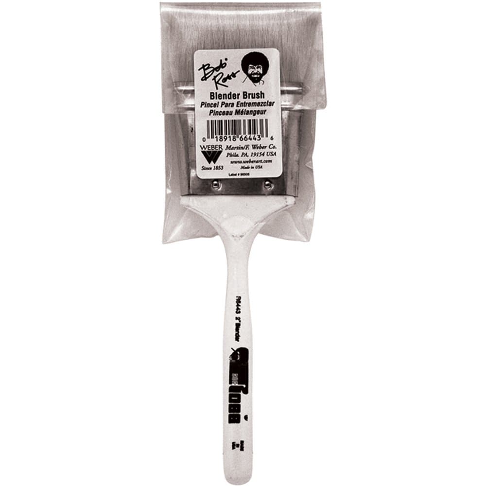 Bob Ross Blender Brush-2-inch Width, camel, White, 2-Inch