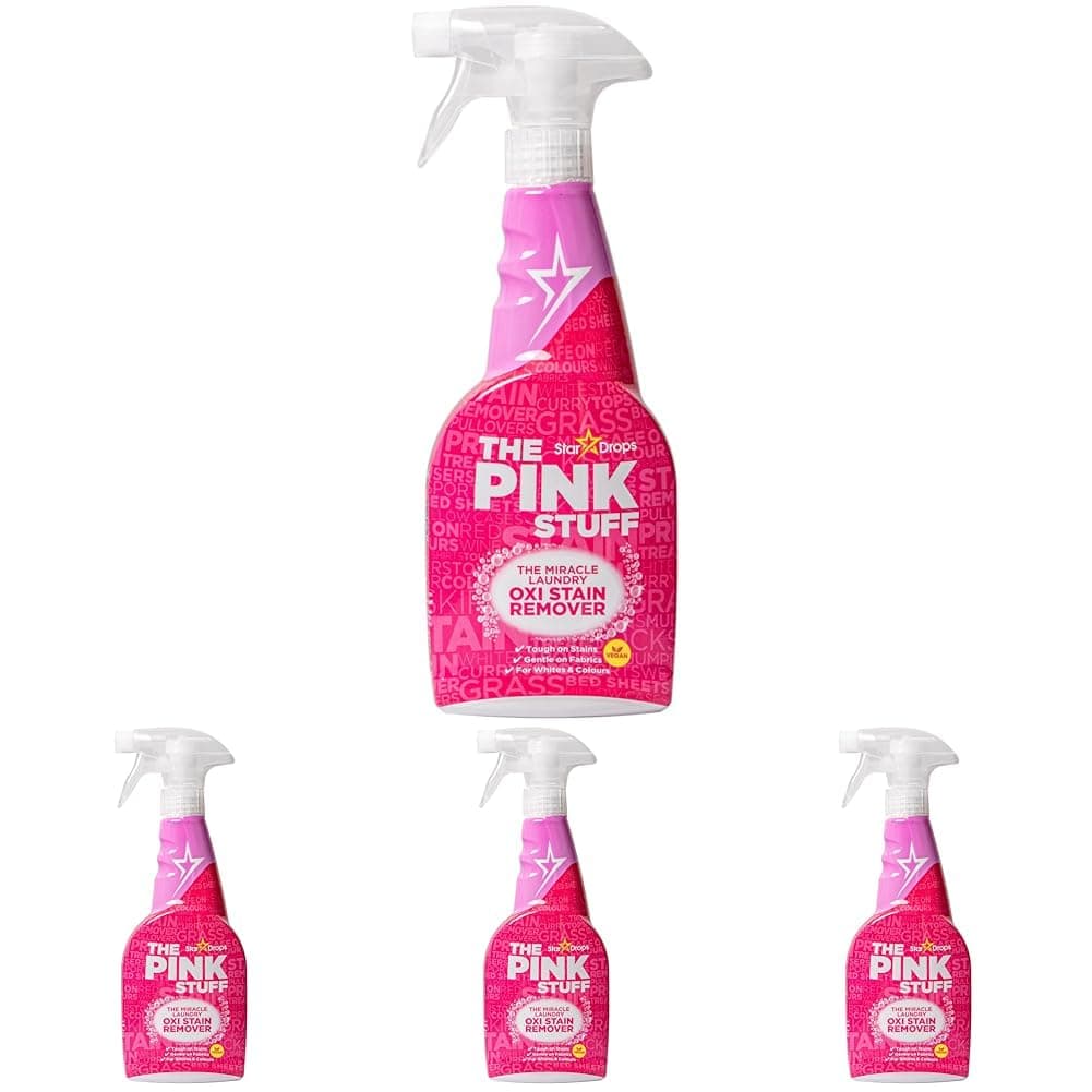 THE PINK STUFF STAIN REMOVER SPRAY (Packaging May Vary) (Pack of 4)