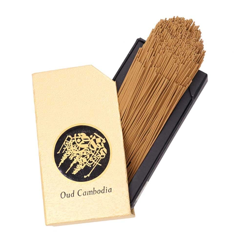 Super Oud Max Quantity Cambodian Incense Sticks 21cm/10.5 cm long Gift Box Oud Bakhoor Incense Agarwood for Home Fragrance (10.5 cm)