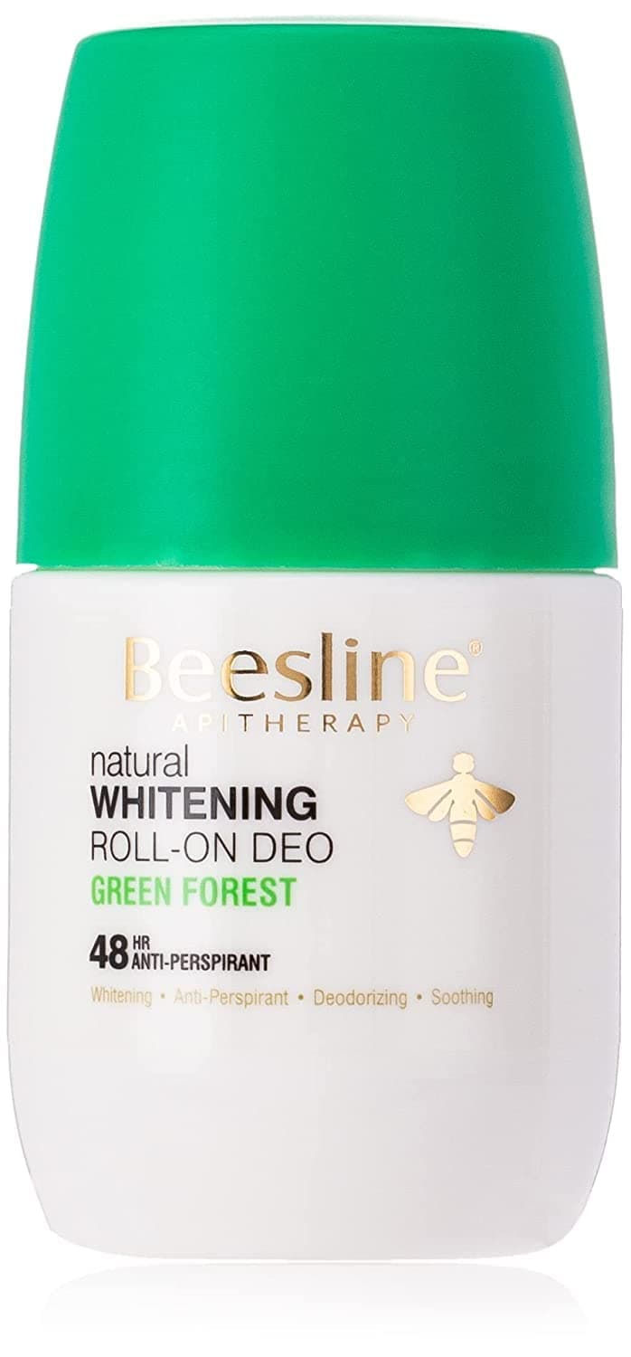 Beesline Whitening Roll-On Deodorant, Green Forest