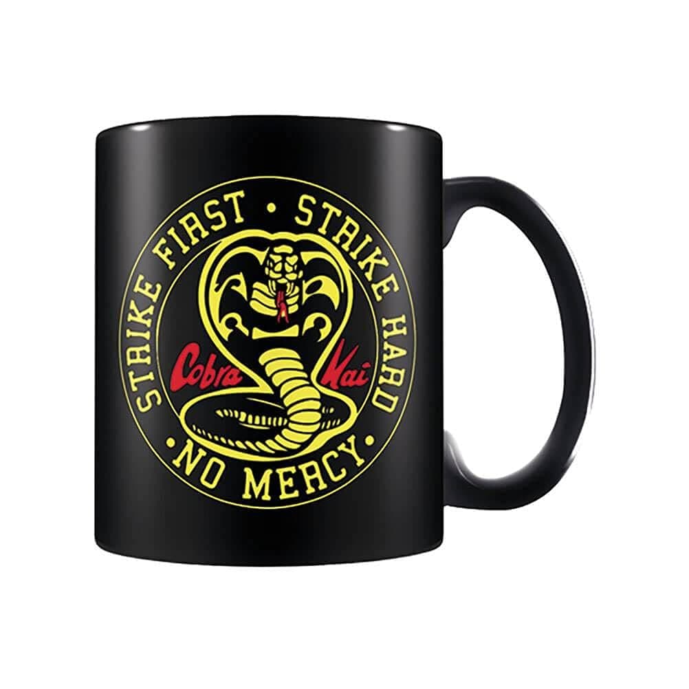 Cobra Kai Mug in Presentation Gift Box (Emblem Design) Black 11oz Ceramic Mug - Official Merchandise