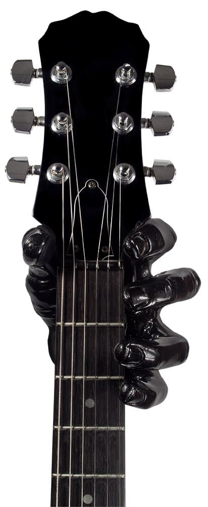 Grip Studios Custom Guitar Grip/Guitar Hanger Right Hand Facing - Black Pearl Design