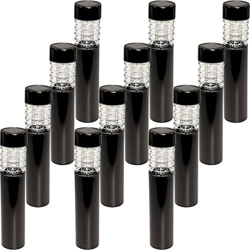 GreenLighting Bollard Path Light Solar LED Light (Black Nickel Plate, 12 Pk)