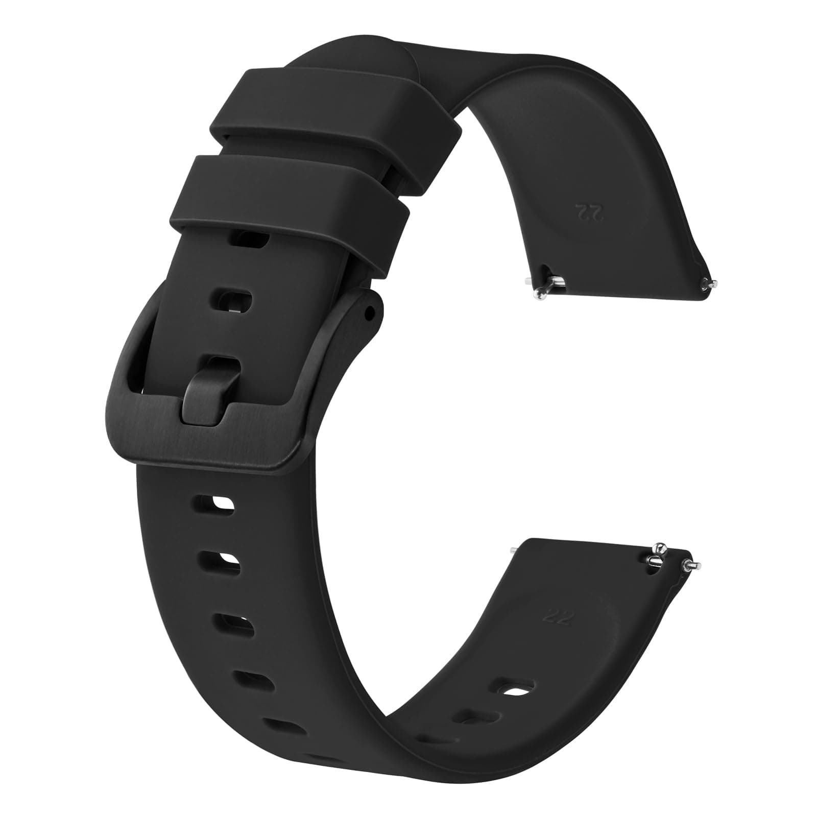 Silicone Watch Bands, Slim Watch Straps with Quick Release, 14mm 16mm 17mm 18mm 19mm 20mm 22mm for Choice