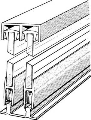 EPCO Sliding Glass Door Track System, 36"