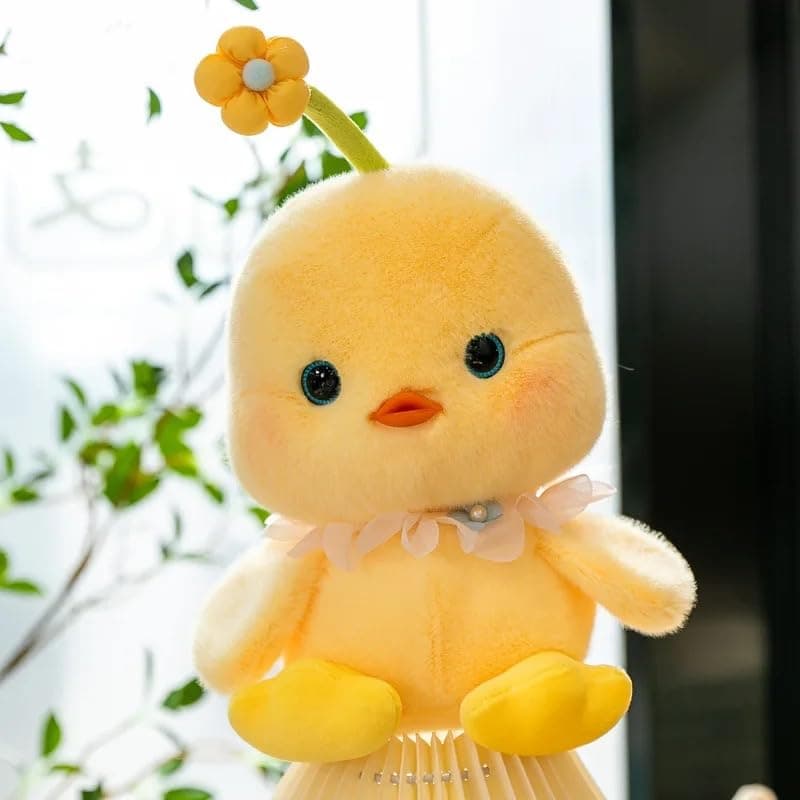 SCOOBA Super Soft Flower Duck Stuffed Toy 25cm