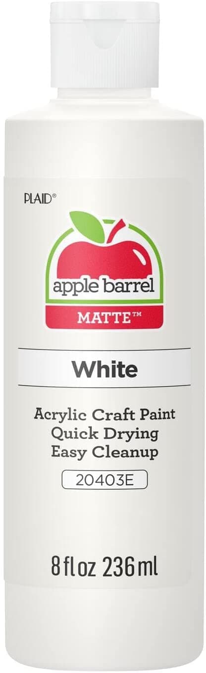 Plaid Apple Barrel Paint 8oz White