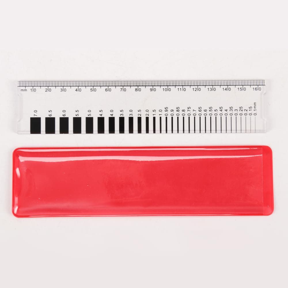 Concrete Crack Width Gauge, Standard Crack Gauge Width Ruler Width Crack Gauge